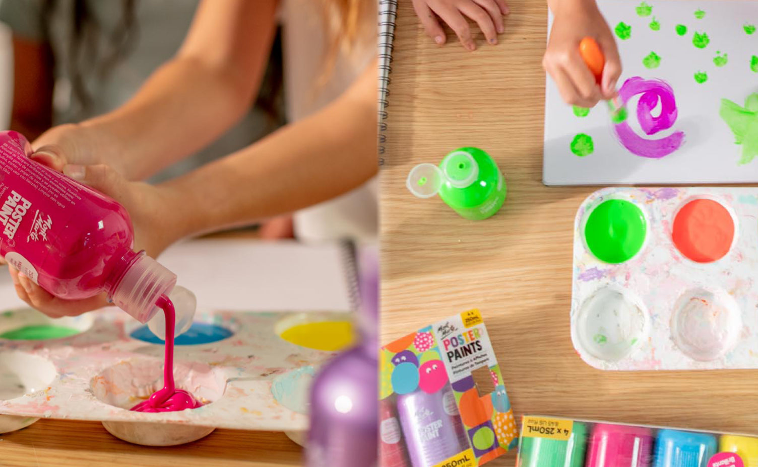 <p>Easy wash paint<br/>for <strong>little hands</strong></p>