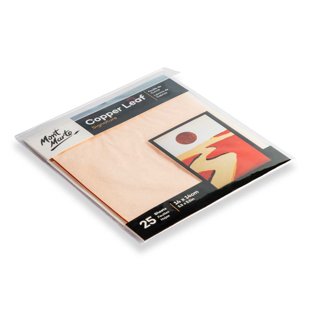 Mono Lisa Products Copper Leaf Sheets 5.5 x 5.5 25 Sheets