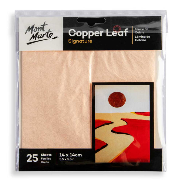 Copper Leaf Signature 14 x 14cm (5.5in) 25 Sheet – Mont Marte Global