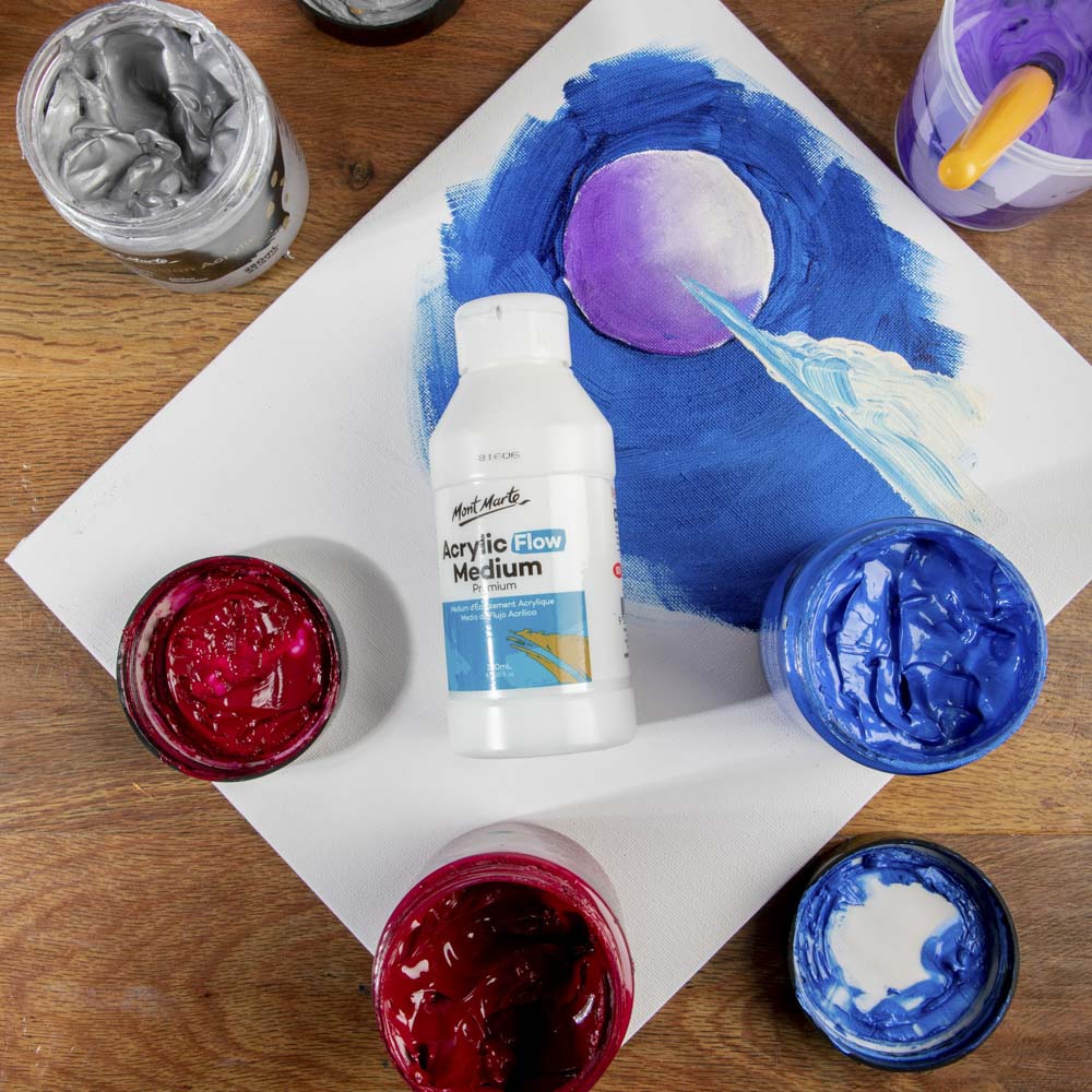 Acrylic Flow Medium Premium 250ml (8.5 US fl.oz) – Mont Marte Global