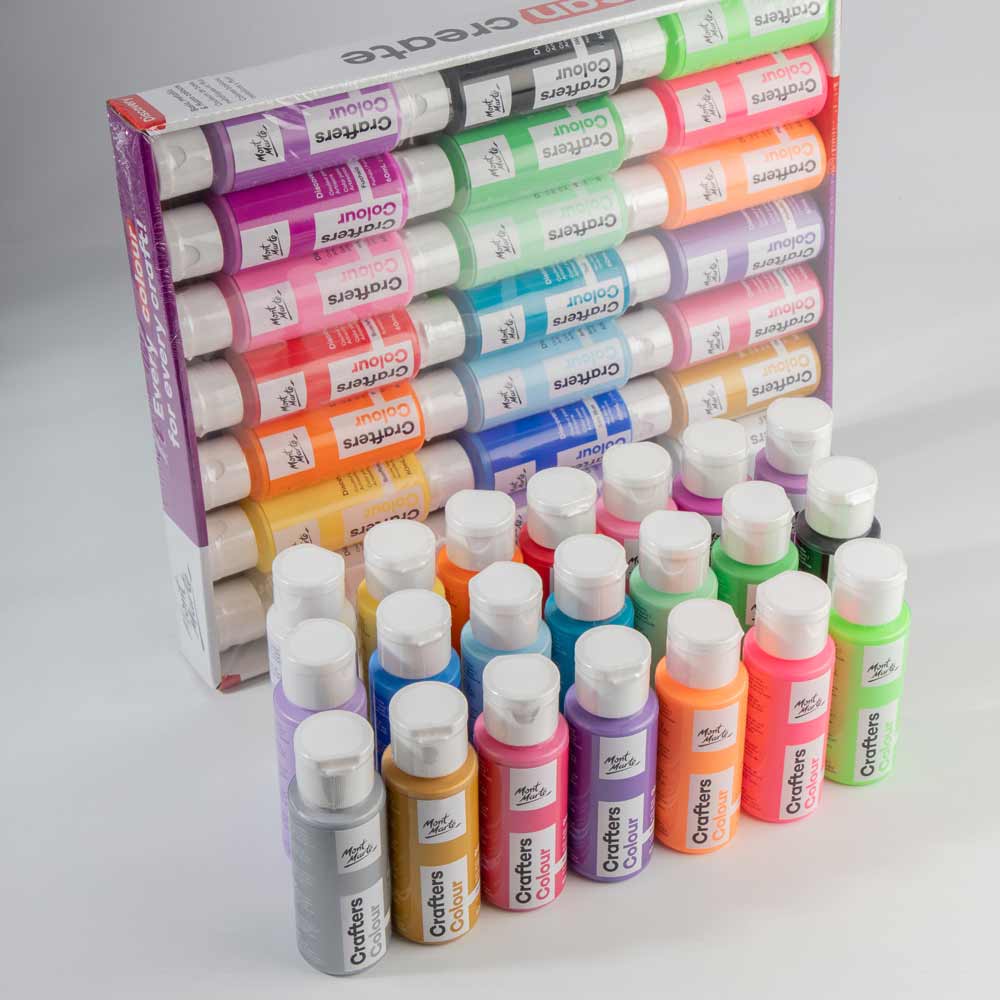  Master's Touch Acrylic 36-Piece Paint Set by CraftyCrocodile