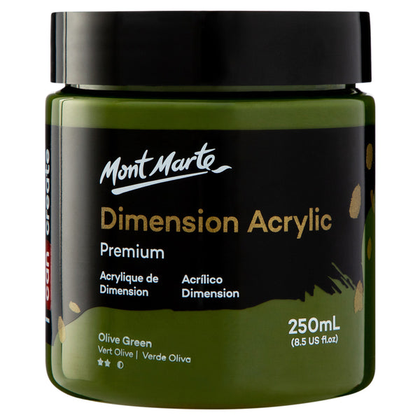 Dimension Acrylic Premium 250ml (8.5 US fl.oz) - Olive Green Dimension Acrylic Premium 250ml (8.5 US fl.oz) - Olive Green