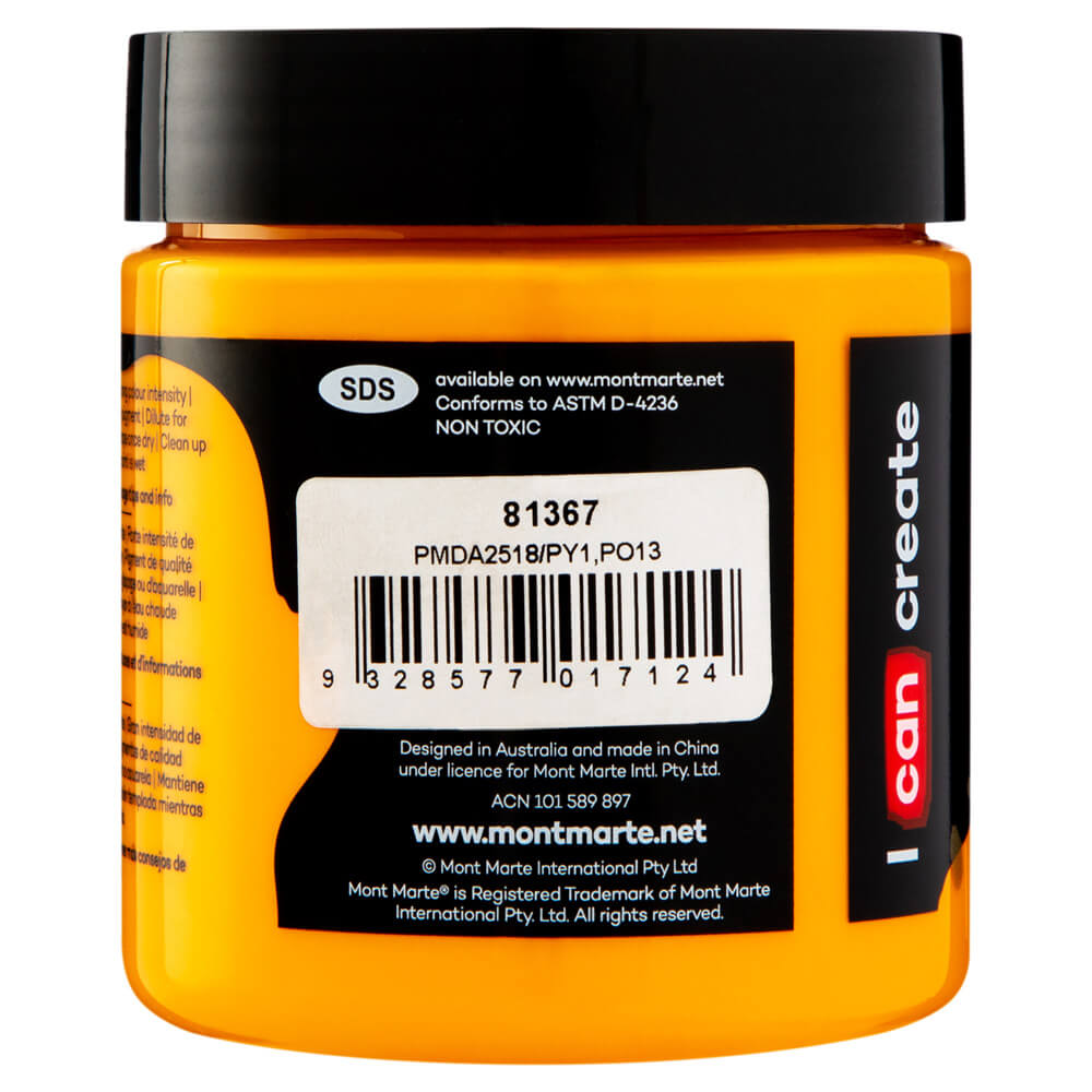 Dimension Acrylic Premium 250ml (8.5 US fl.oz) - Yellow Deep