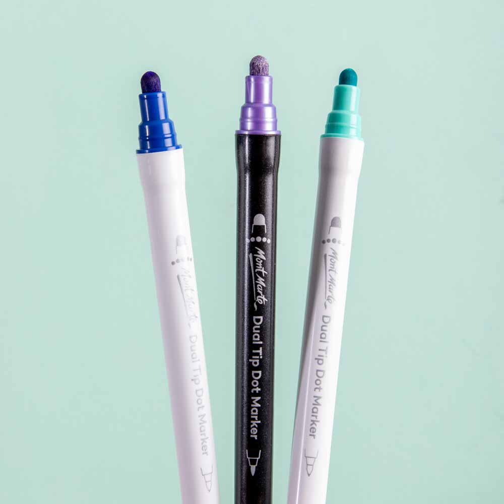Dual Tip Dot Marker Set Signature 28pc – Mont Marte Global
