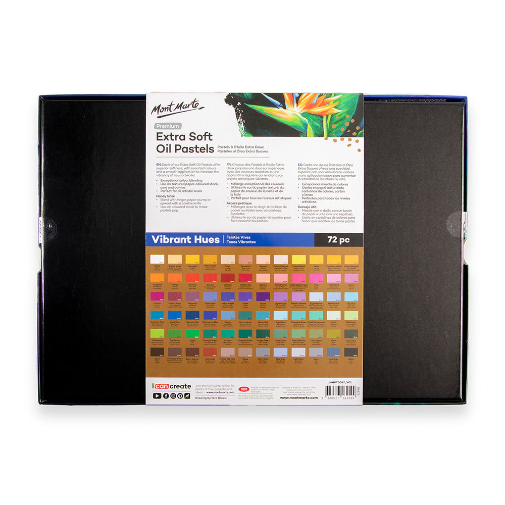 Papier Pastel Mont Marte A4 - 20 Feuilles 200g/m² - Texture Légère - Pour Pastels Secs Et Huileux