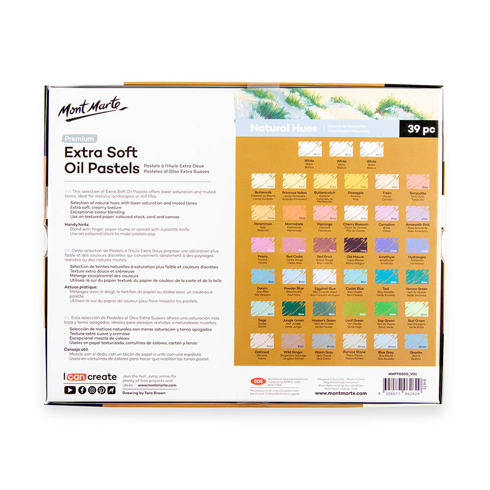 Prima Marketing Soft Oil Pastels – 24 Assorted Colors, Professional Quality For Blending & Art Projects - View #5