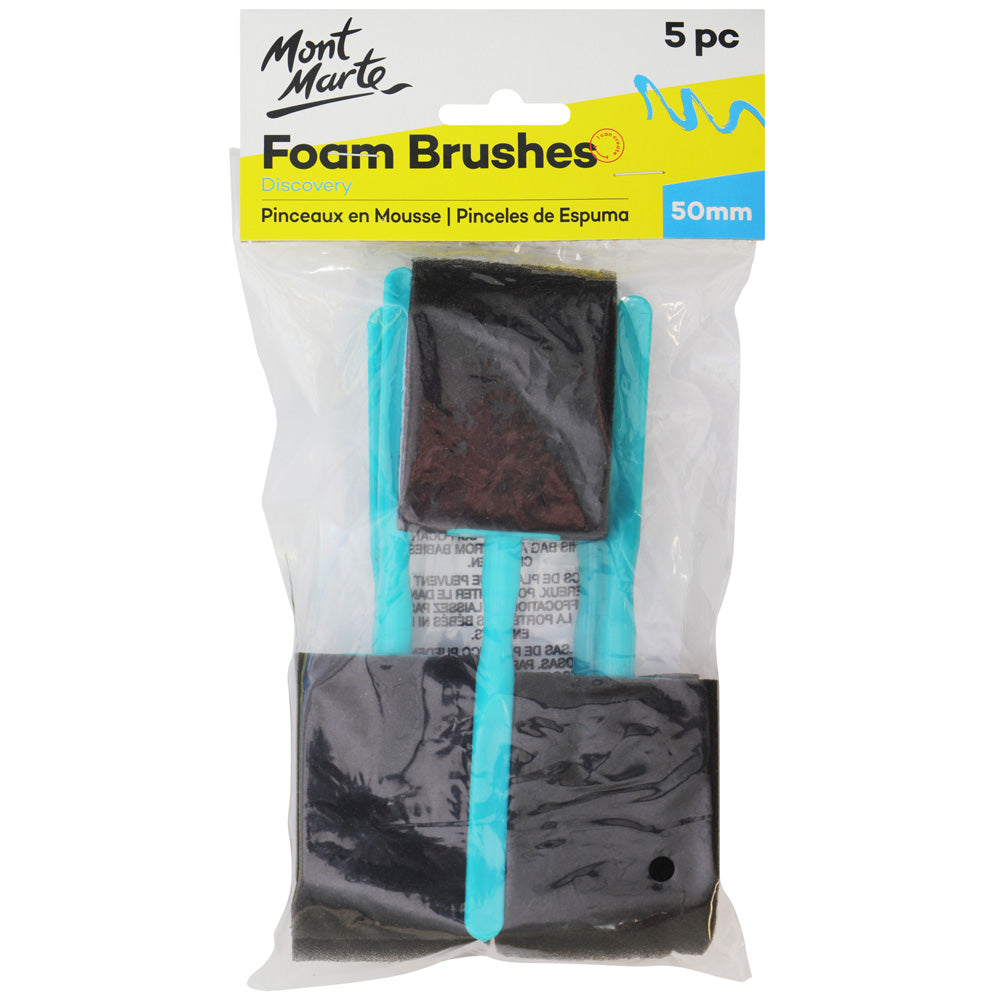 Foam Brushes Discovery 50mm 5pc