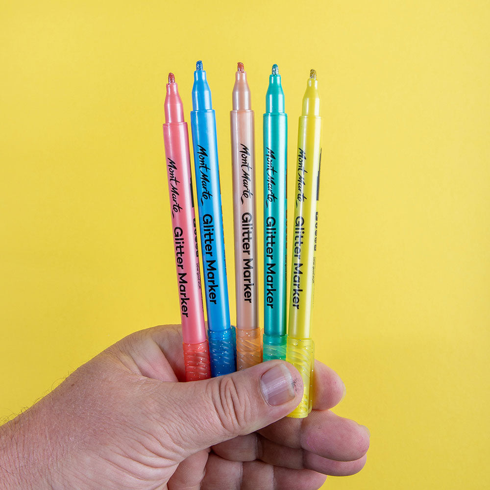 Glitter Markers Signature 5pc