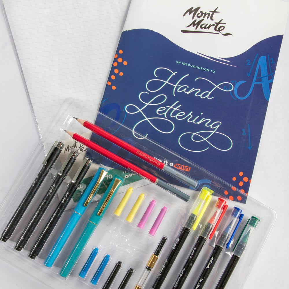 Mont Marte Hand Lettering Kit Signature 26pc – Mont Marte Global