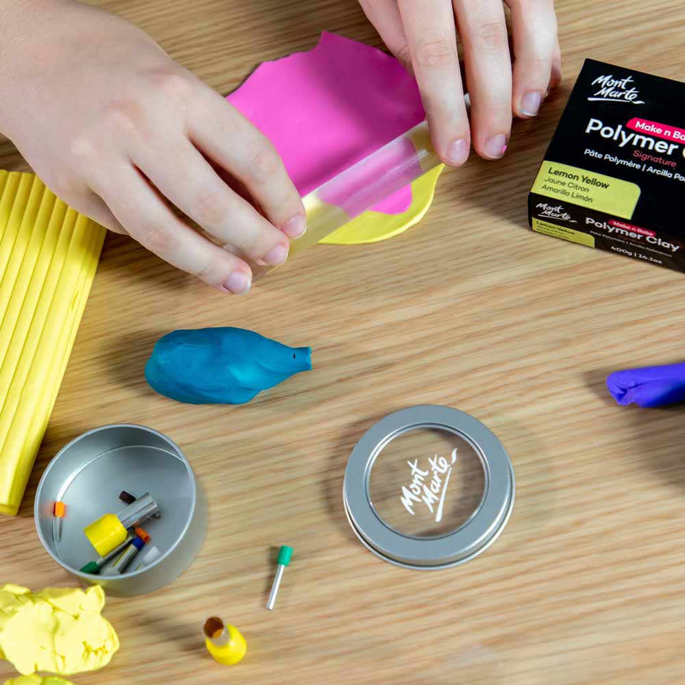 Make n Bake Polymer Clay Signature 400g (14.1oz) - Teal – Mont