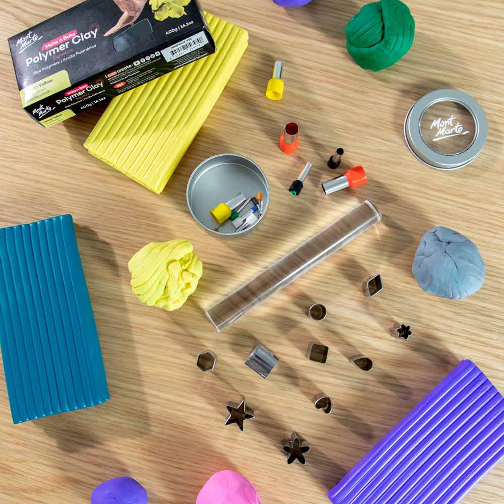 Make n Bake Polymer Clay Signature 400g (14.1oz) - Mid Grey – Mont