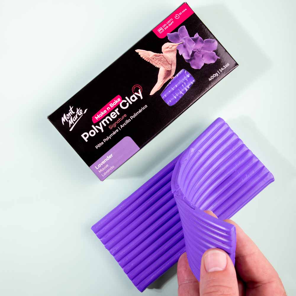 polymer clay lavender flower Make n Bake Polymer Clay Signature 400g (14.1oz)