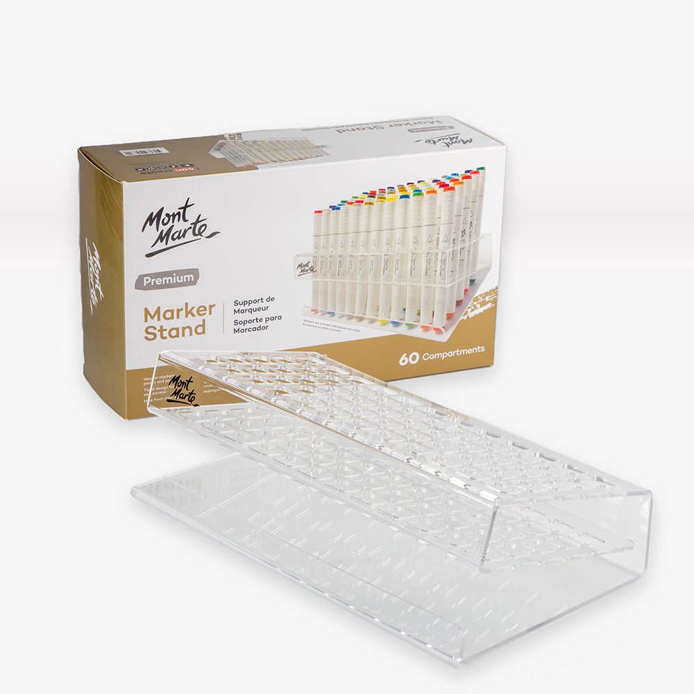 Marker Stand Premium 60 Compartments – Mont Marte Global
