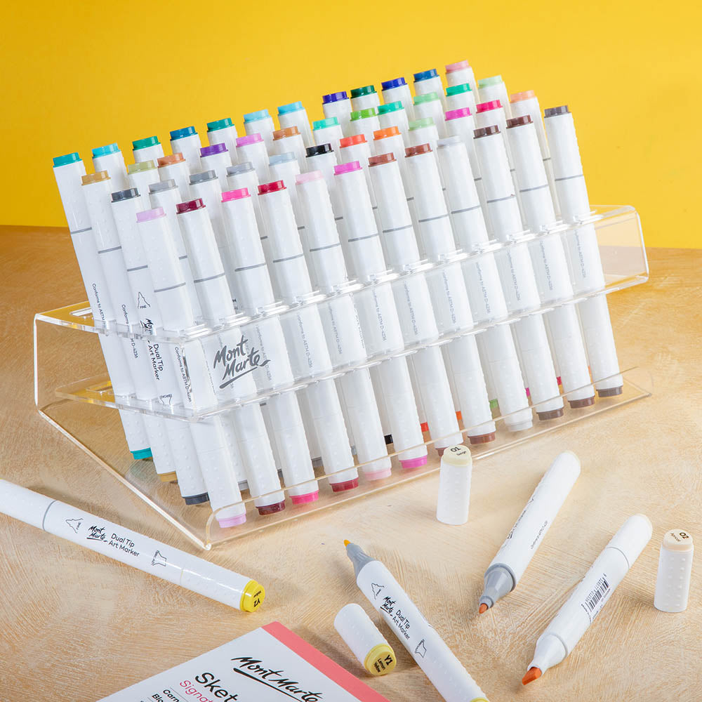 Marker Stand Premium 60 Compartments – Mont Marte Global