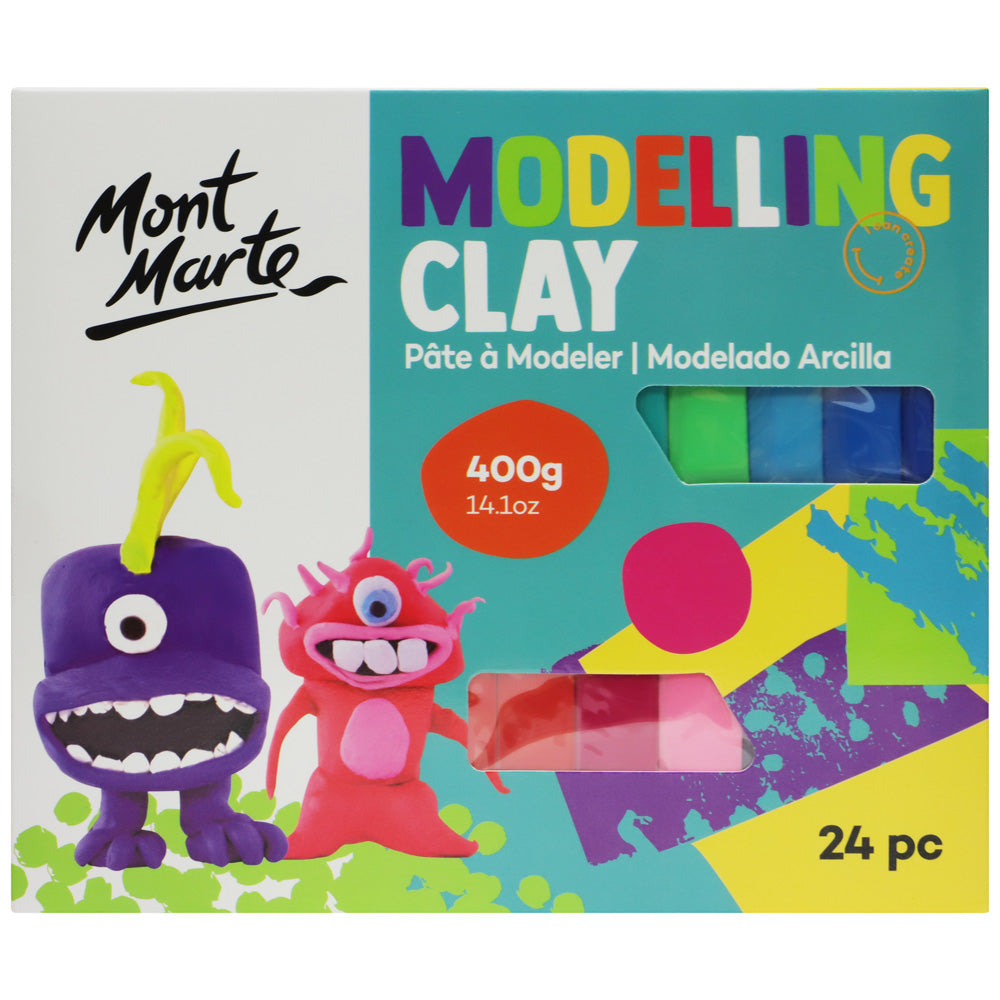 Modeling Clay, 0.73 oz Each Color, 24 Assorted Colors, 24/Box