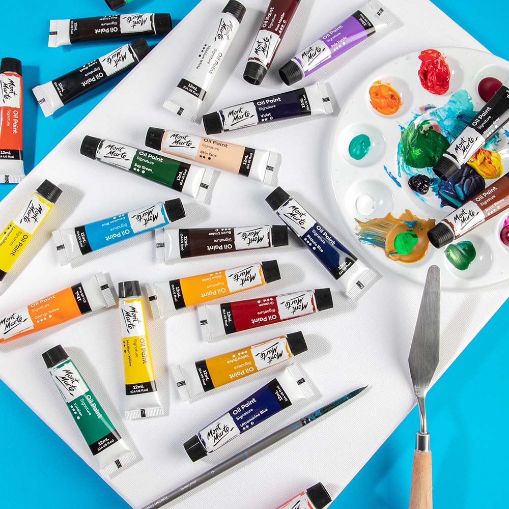 Oil Paints Signature 24pc x 12ml (0.4 US fl.oz) – Mont Marte Global