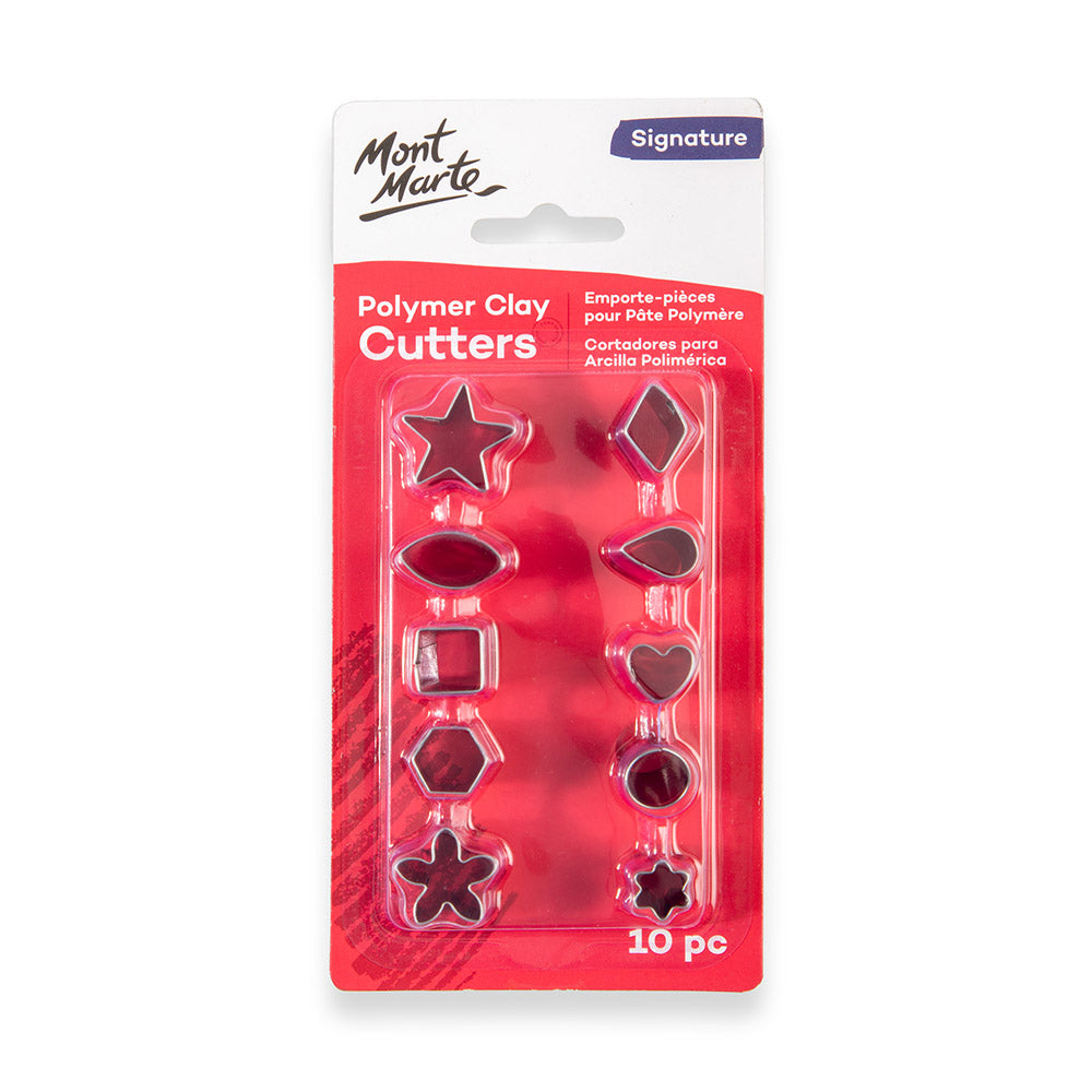 Mont Marte Polymer Clay Cutters Signature 10pc Mont Marte Global