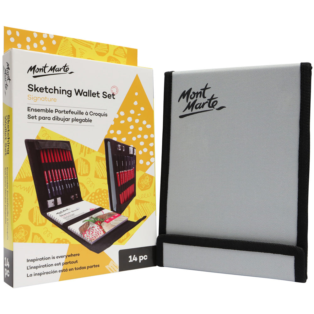 Sketching Wallet Set Signature 14pc – Mont Marte Global