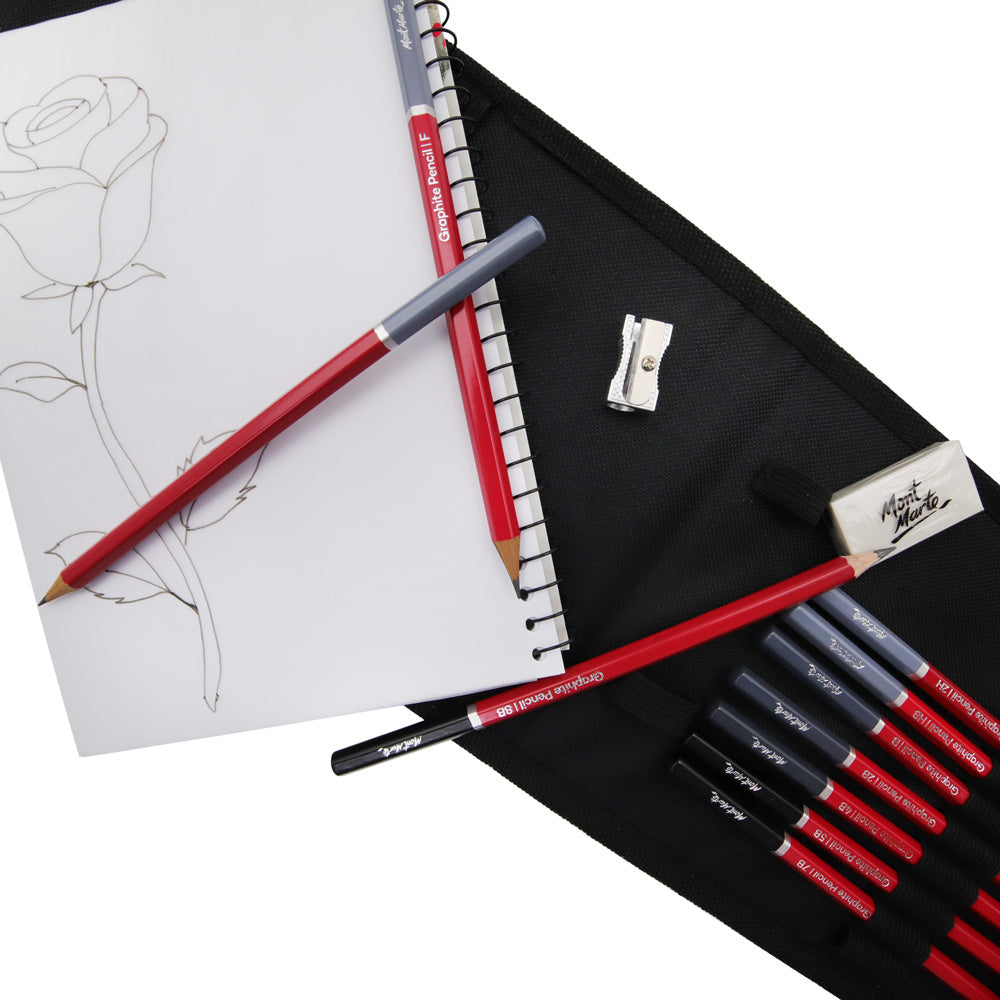 Sketching Wallet Set Signature 14pc – Mont Marte Global