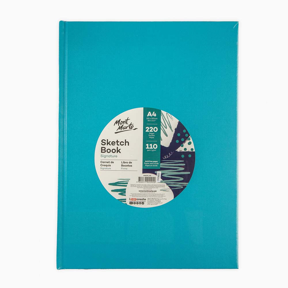 Sketch Book Signature A4 220 Pages 110gsm – Mont Marte Global