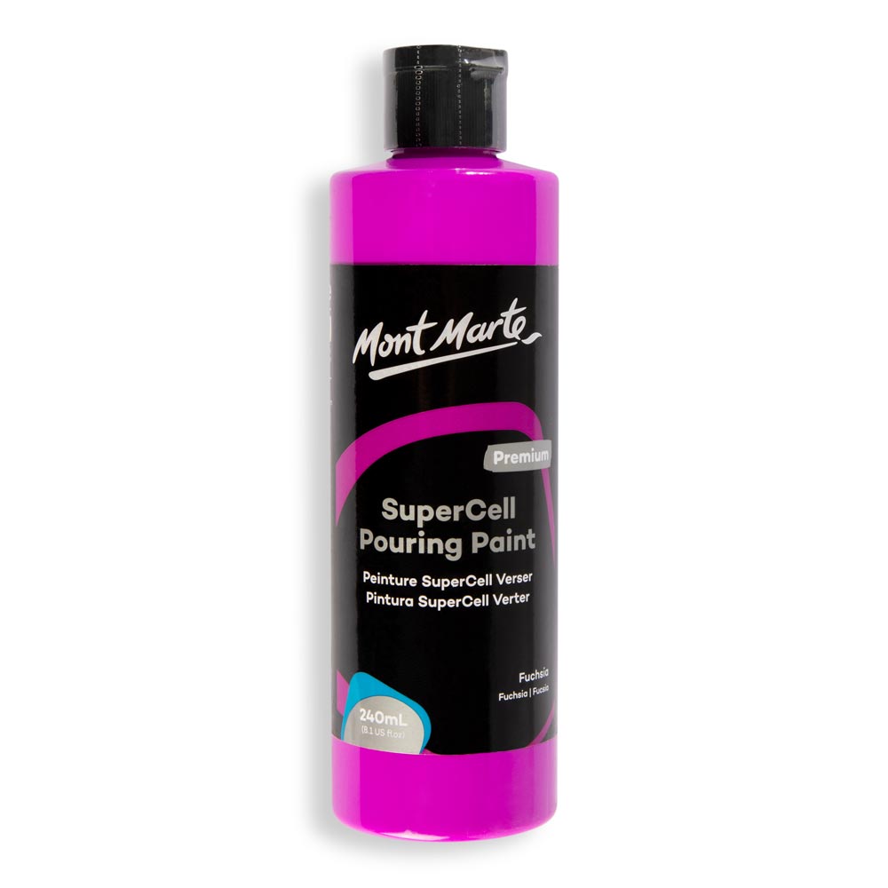 Mont Marte SuperCell Pouring Paint Premium 240ml (8.1 US fl
