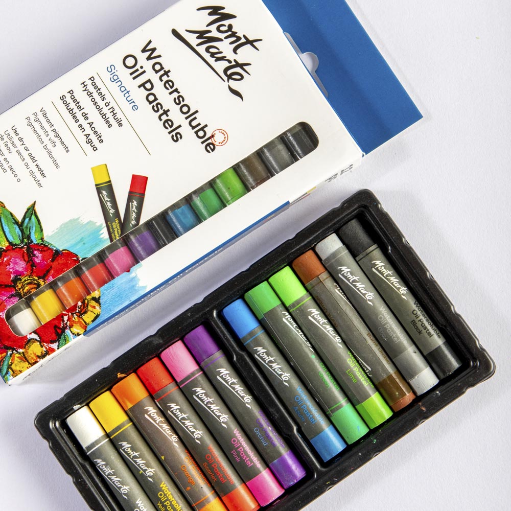 Create a chameleon with water mixable oil pastels – Mont Marte Global