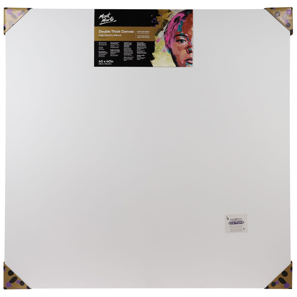 Double Thick Canvas Premium 101.6 x 101.6cm (40 x 40in) – Mont