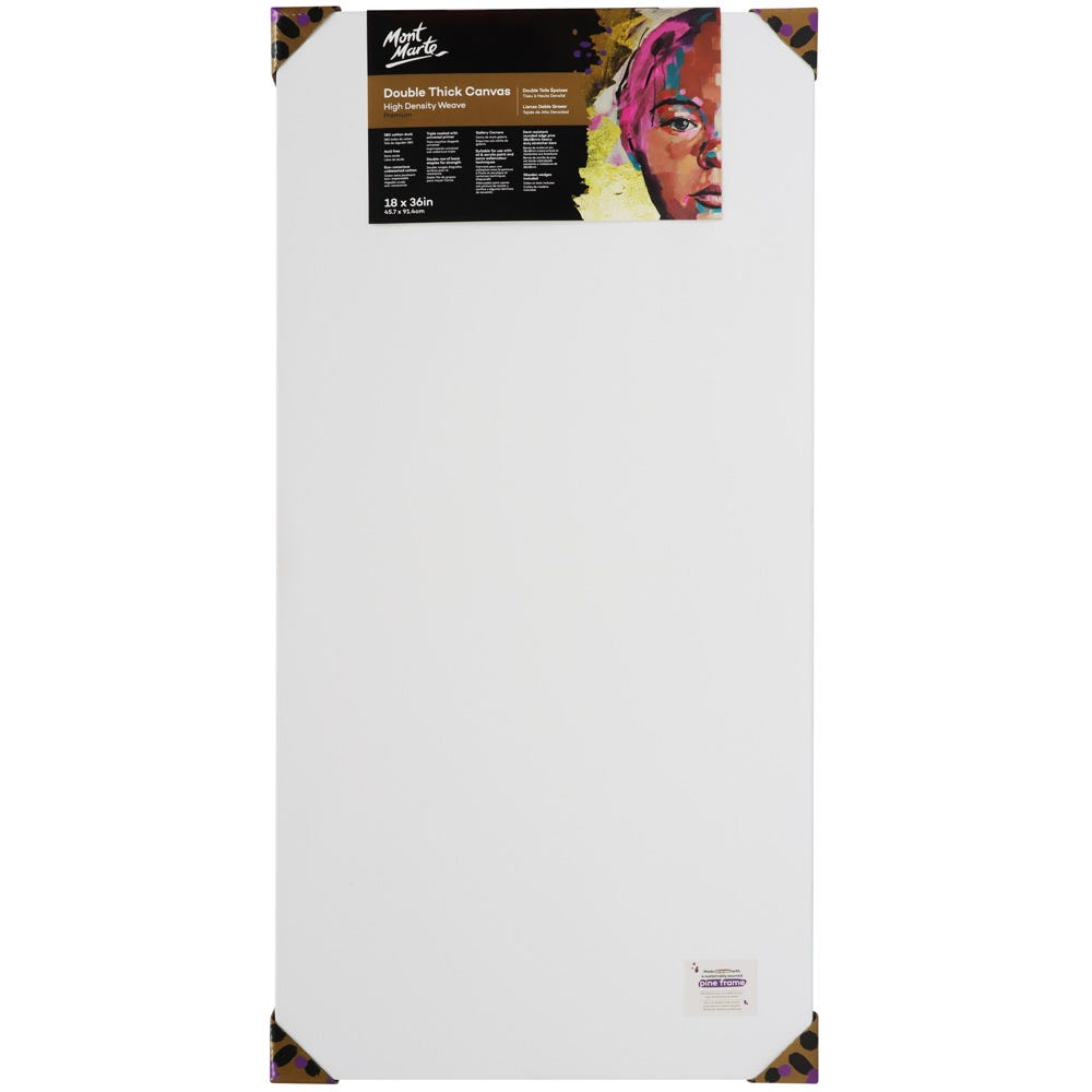 Double Thick Canvas Premium 45.7 x 91.4cm (18 x 36in) – Mont Marte