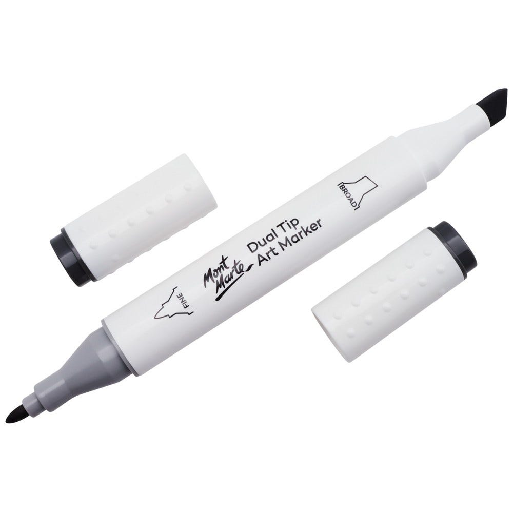 Dual Tip Art Marker Premium - Cool Grey CG8 – Mont Marte Global