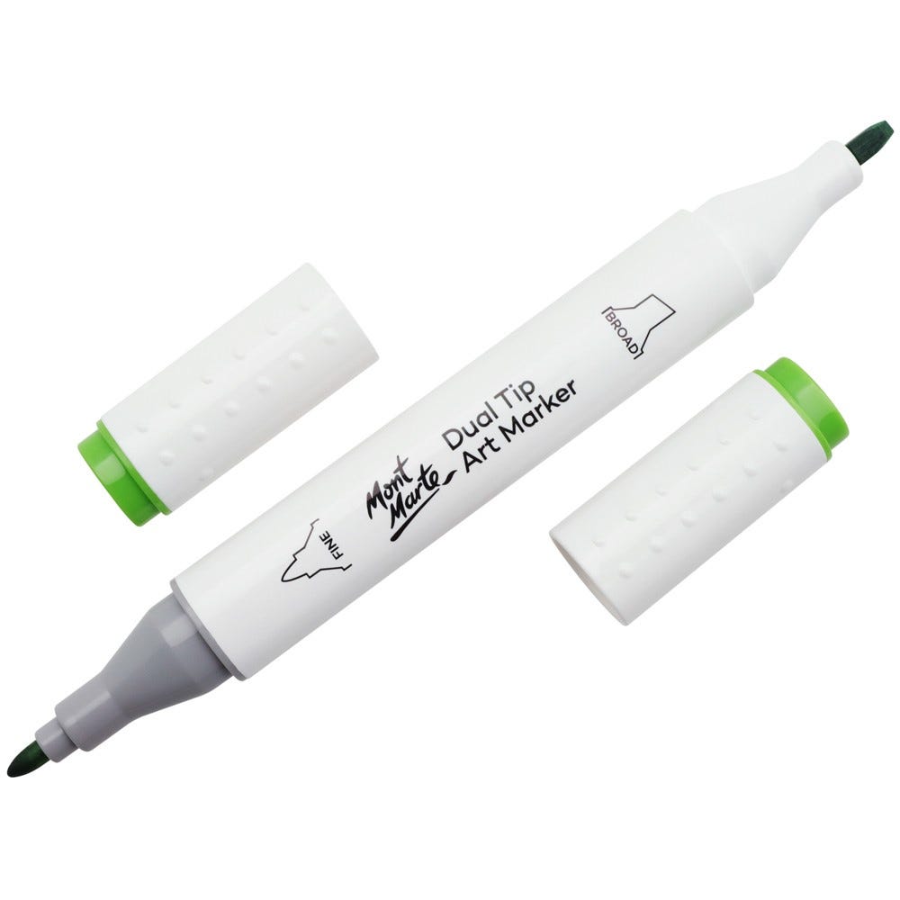 Dual Tip Art Marker Premium - Vivid Green 46 – Mont Marte Global Dual Tip Art Marker Premium - Vivid Green 46 – Mont Marte Global
