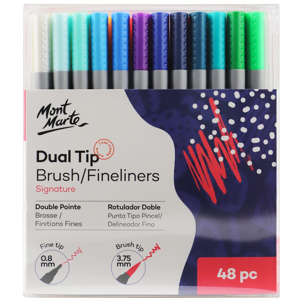 Mont Marte Markers Mont Marte Dual Tip Dot Markers Signature 12pc
