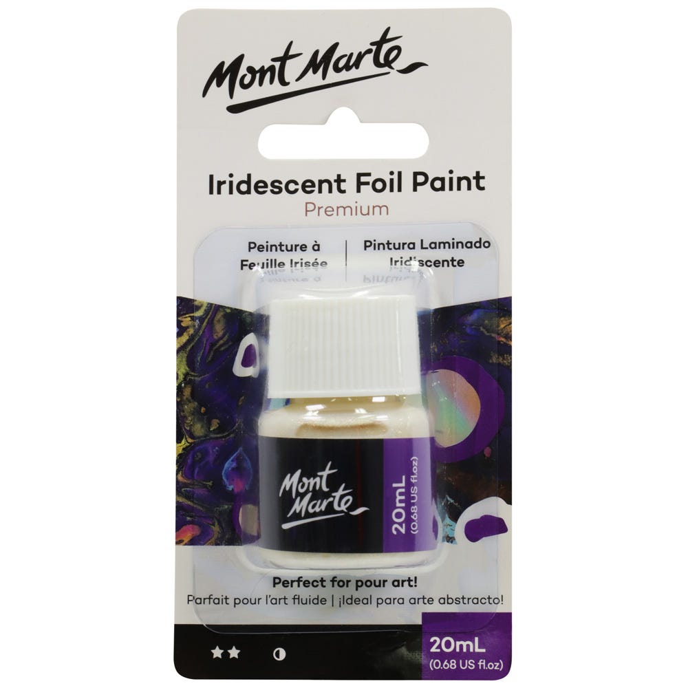 霊気の薬瓶　Masterpiece　全面光沢foil Iridescent Foil Paint Premium 20ml (0.68 US fl.oz) – Mont Marte Global