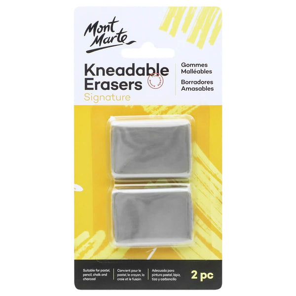 Kneadable Erasers Signature 2pc – Mont Marte Global