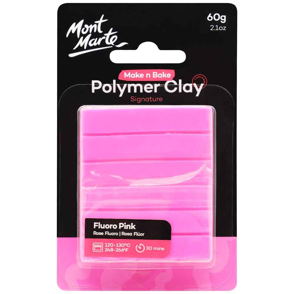 Mont Marte Make N Bake Polymer Clay 60g - Chinese White