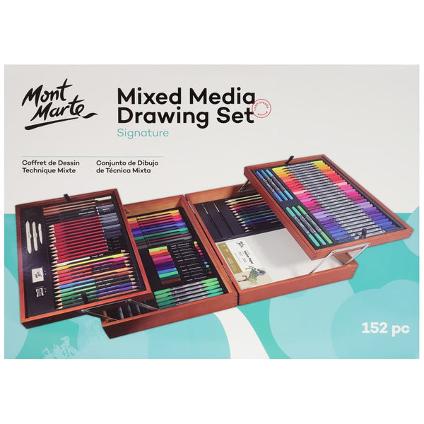 MONT MARTE Kit Disegno – 52 pezzi – Set Disegno Professionale per