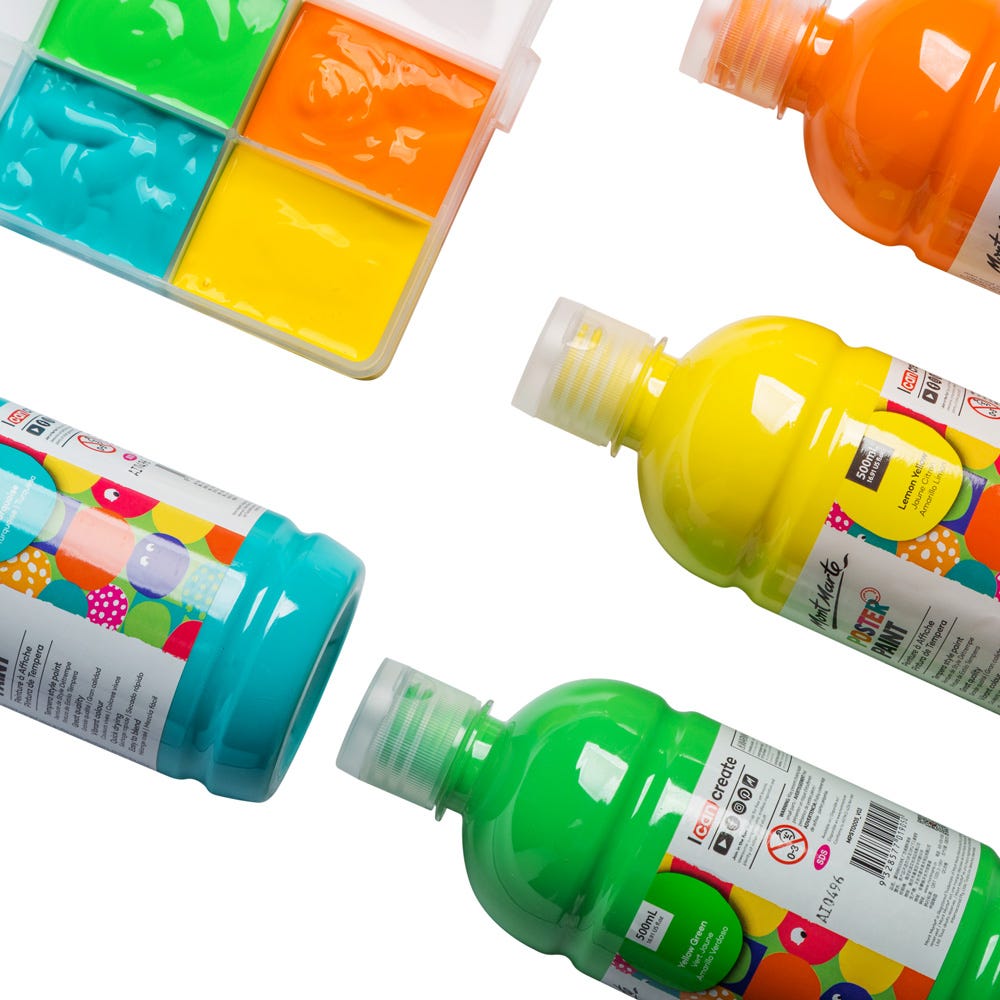 Poster Paint 500ml (16.91 US fl.oz) - Titanium White