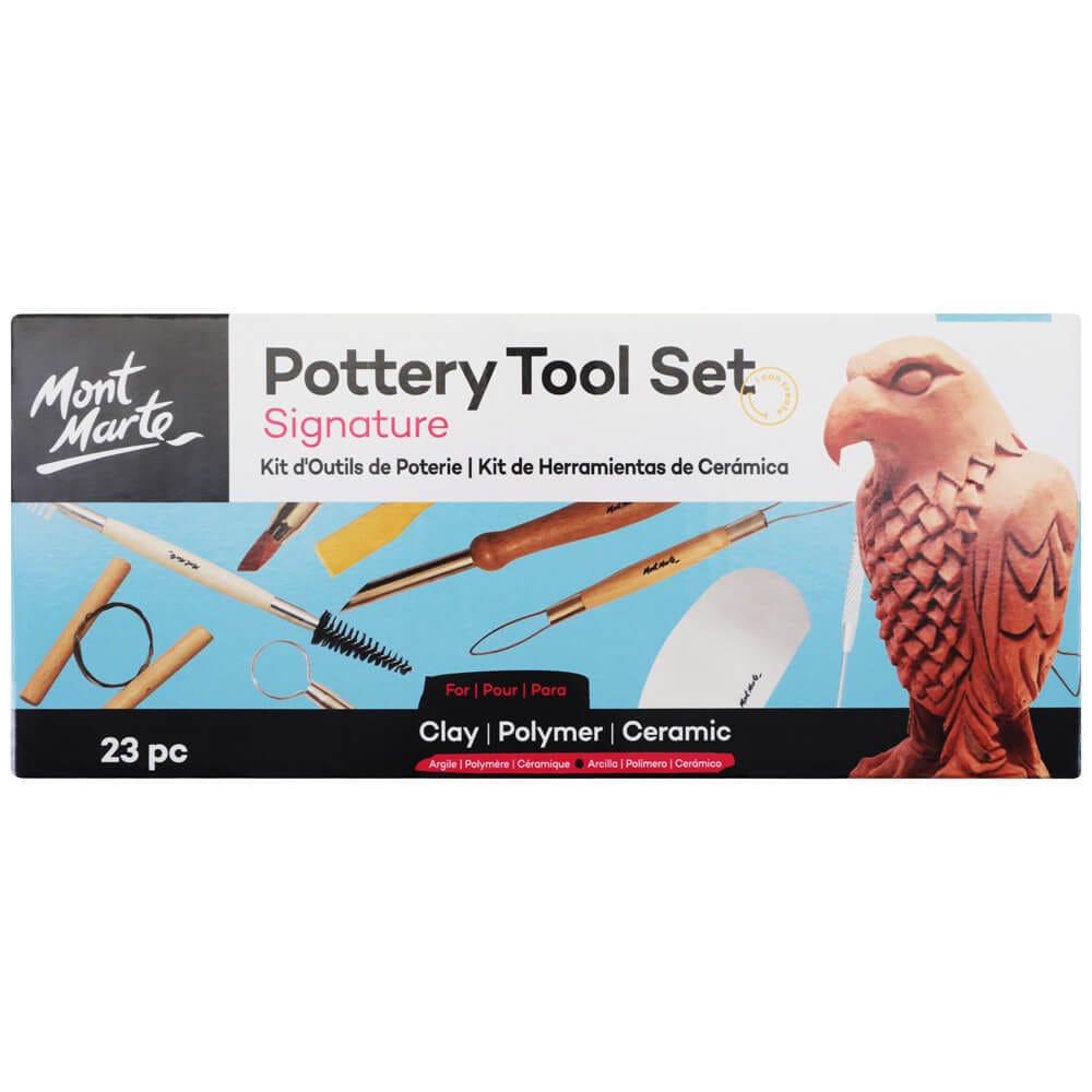 Pottery Tool Set Signature 23pc – Mont Marte Global
