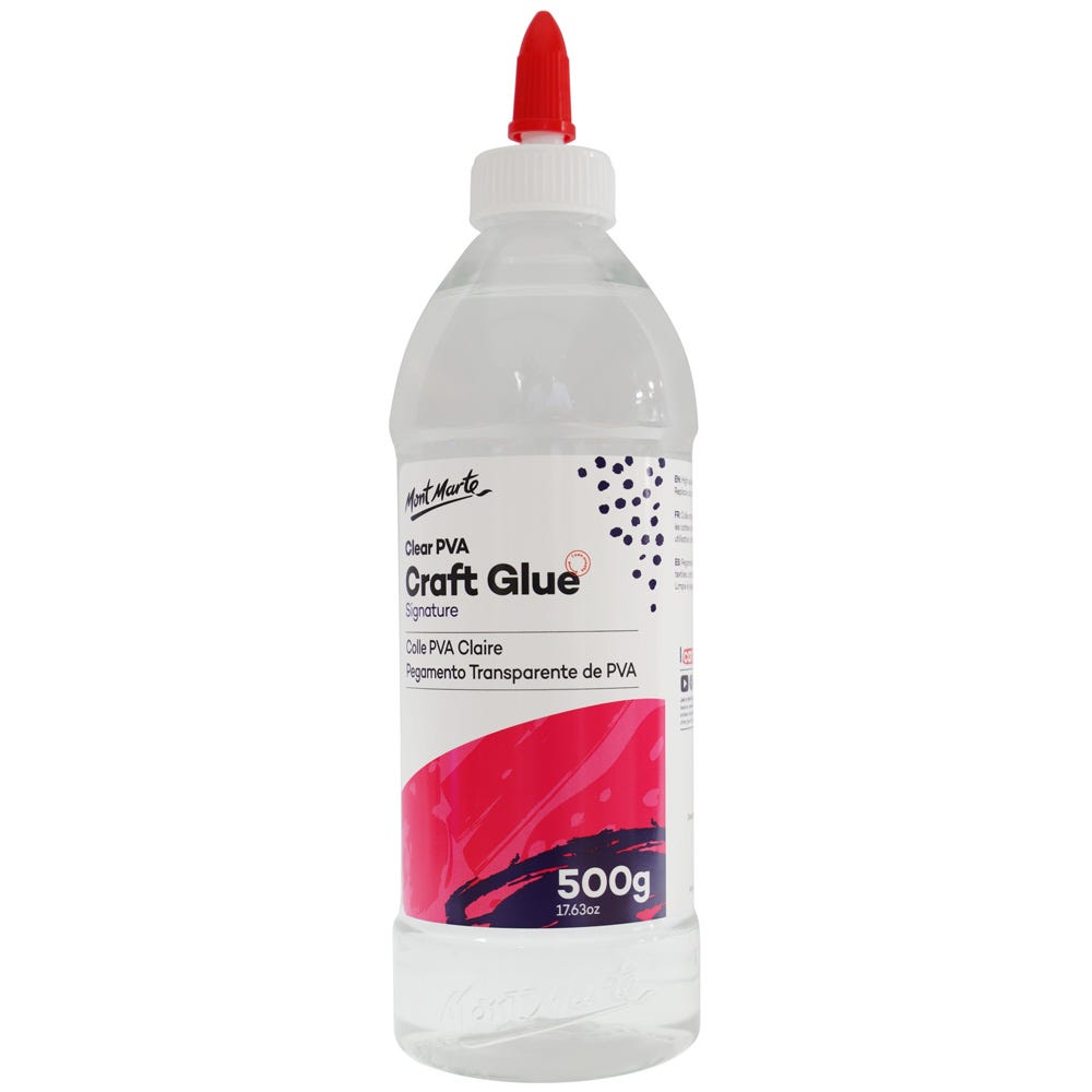 Signature Clear PVA Craft Glue 500g (17.6 US fl.oz) – Mont Marte Global