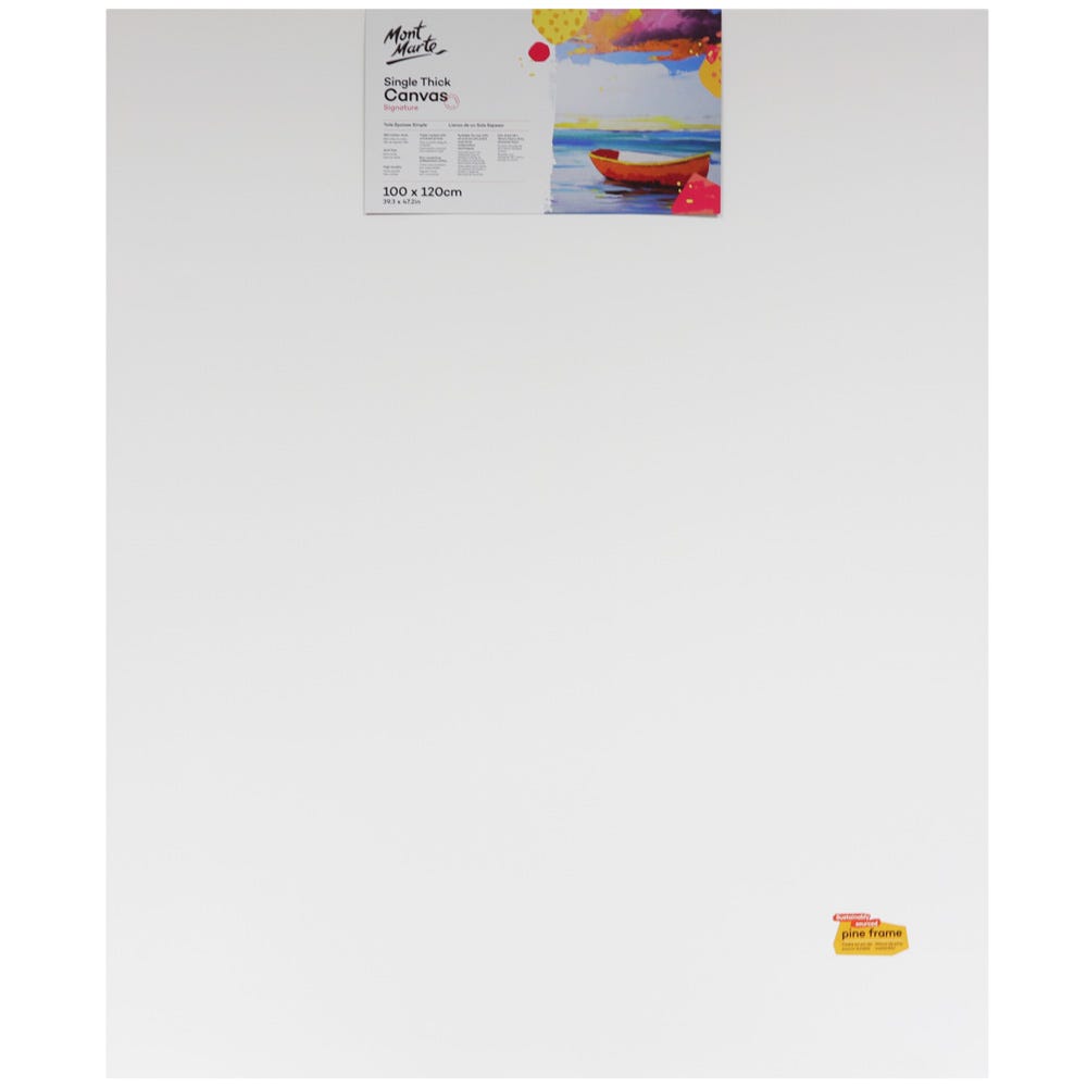 Single Thick Canvas Signature 100 x 120cm (39.3 x 47.2in) – Mont Marte ...