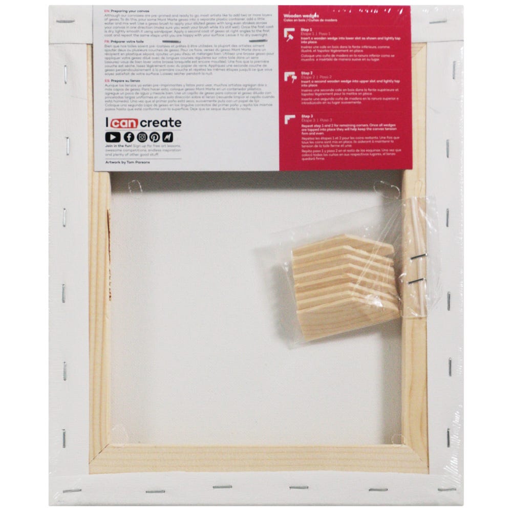 Single Thick Canvas Signature 25 x 30cm (9.8 x 11.8in) – Mont