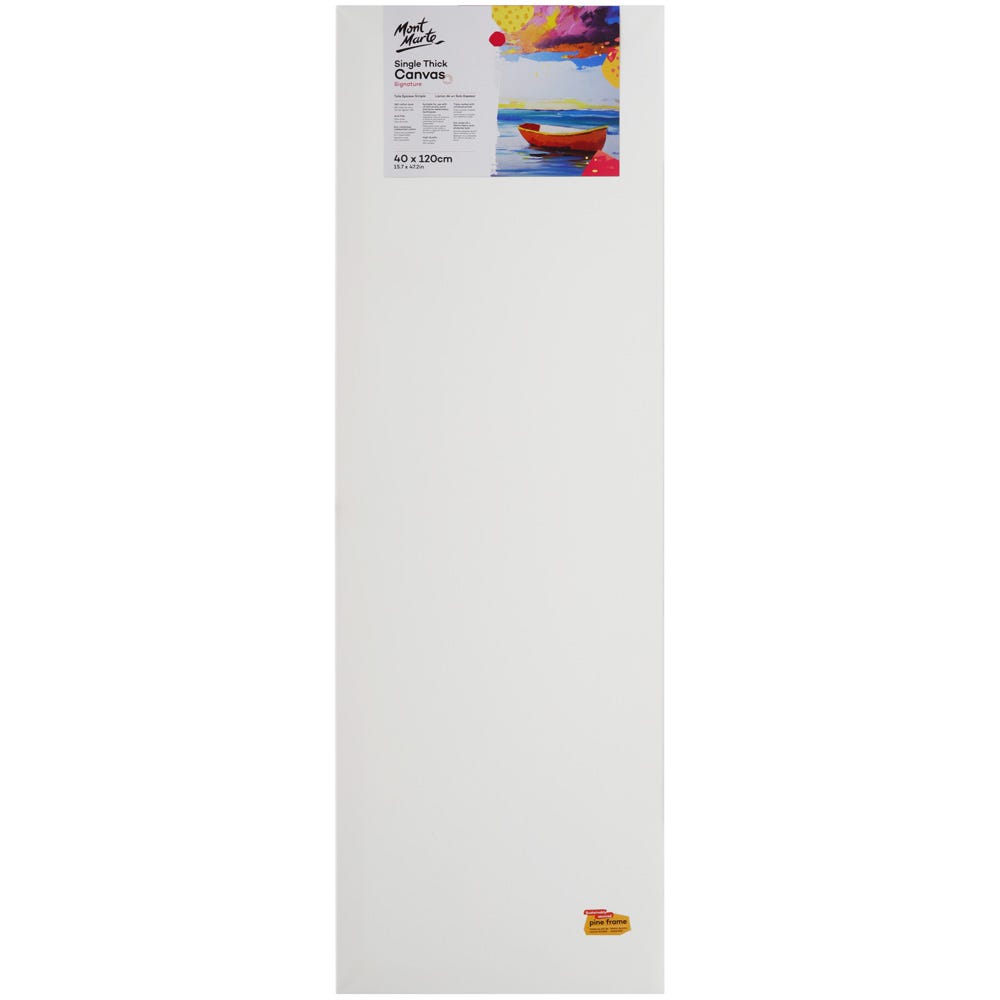 Single Thick Canvas Signature 40 x 120cm (15.8 x 47.2in) – Mont