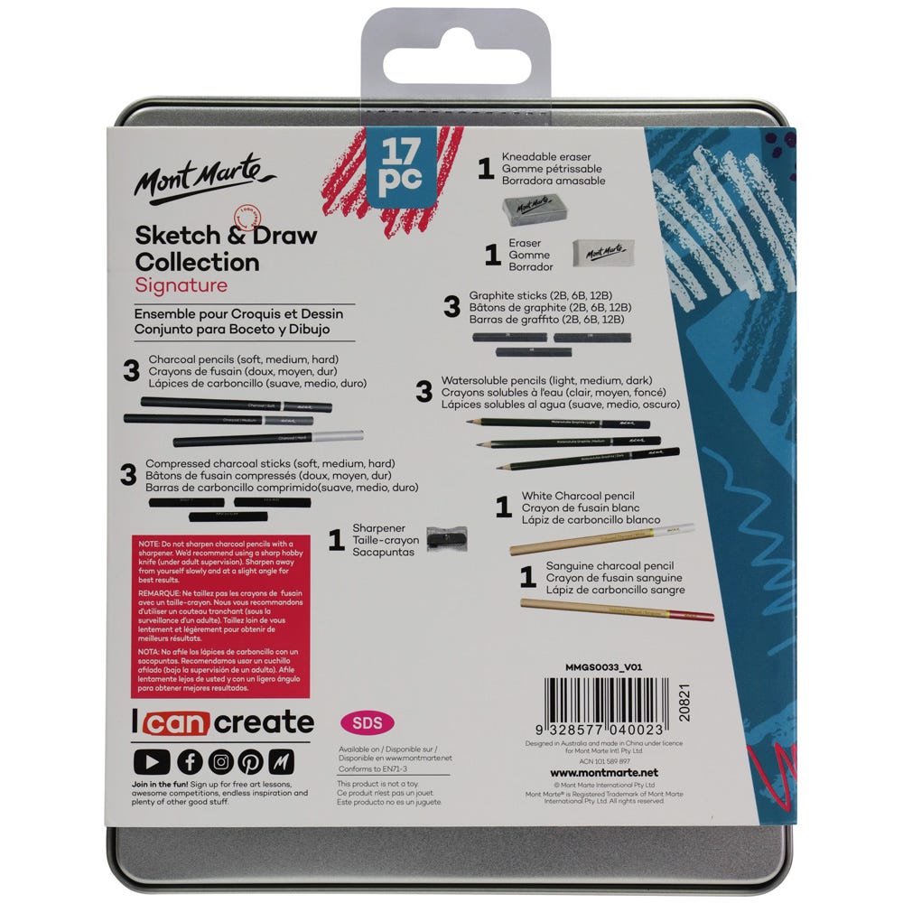 Sketch and Draw Collection Signature 17pc
