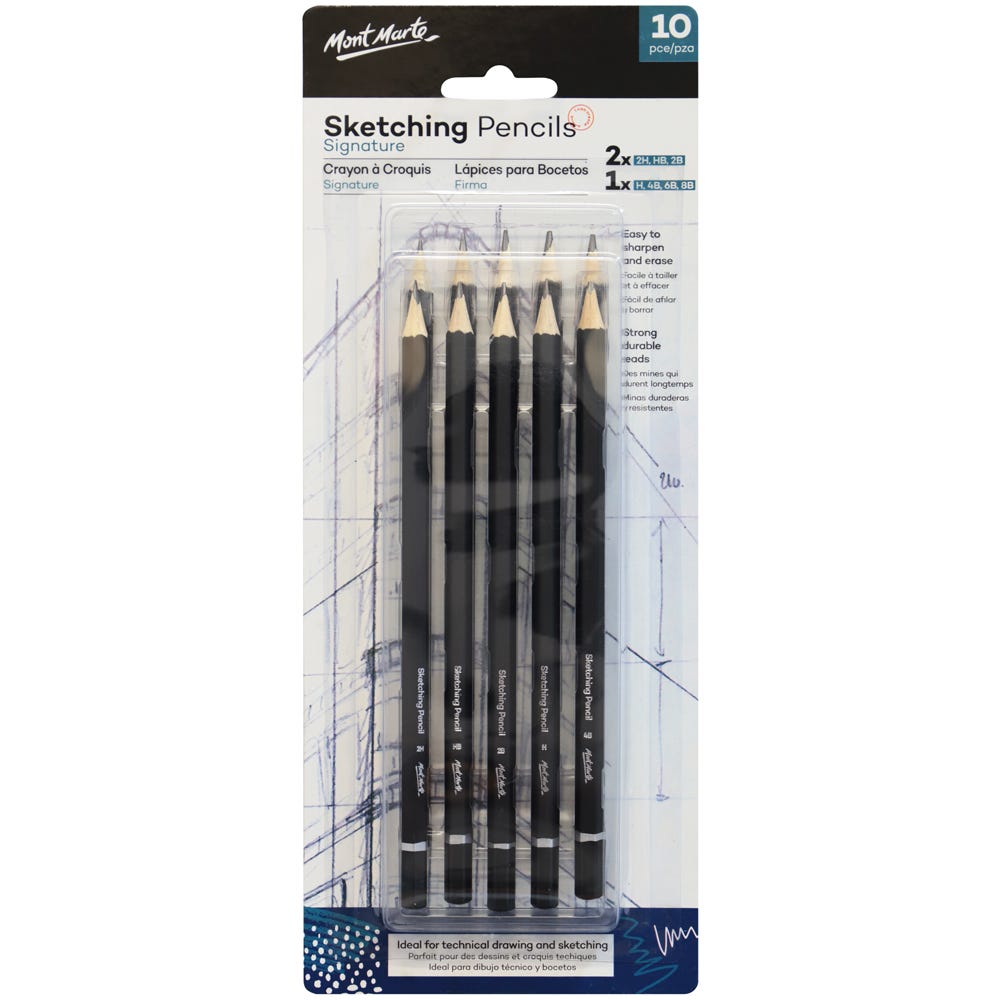 Mont Marte Woodless Graphite Pencils