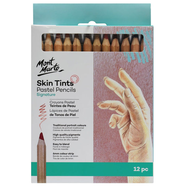 Pasler Skin Tone Pastel Chalk Pencils
