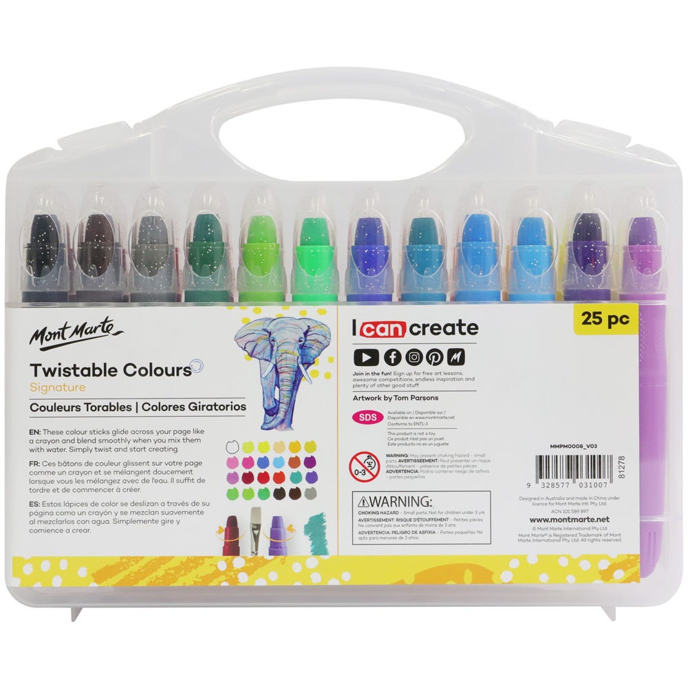 Twistable Colours Signature 25pc – Mont Marte Global