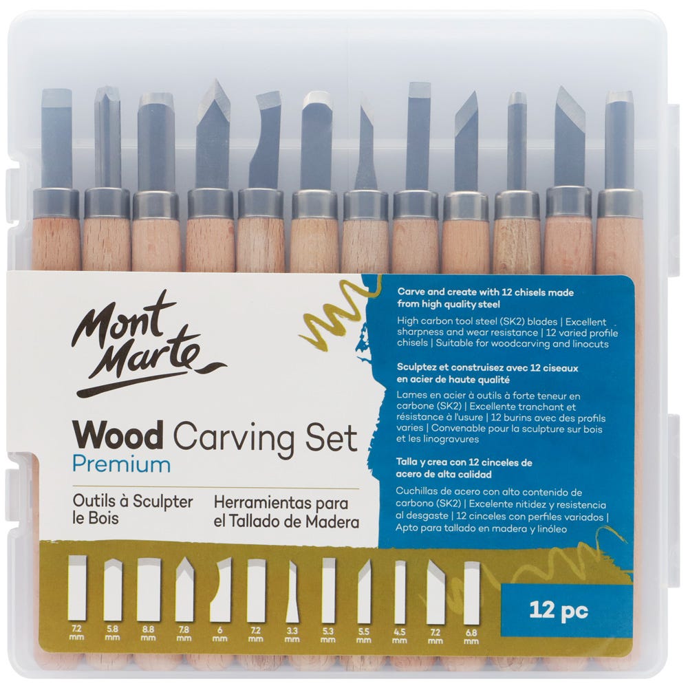 Wood Carving Set Premium 12pc