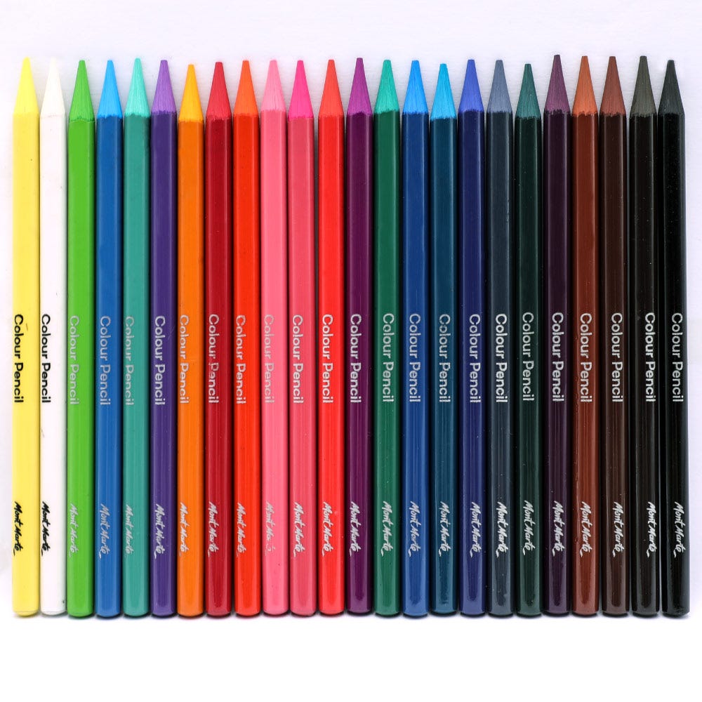 新品 Hardtmuth Woodless Colour Pencils 24色 Woodless Colour Pencils Premium 24pc – Mont Marte Global